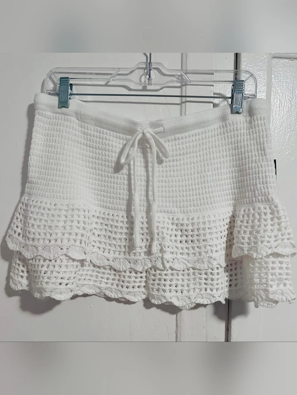 wild fable White Crochet Mini Skirt - Picture 2 of 6